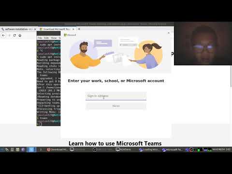 AntiX Linux Lightweight Install Microsoft Team Records By OBS (.deb)