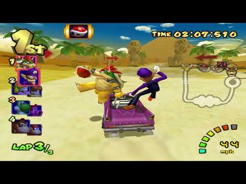 Mario Kart: Double Dash (GC) walkthrough - Dry Dry Desert