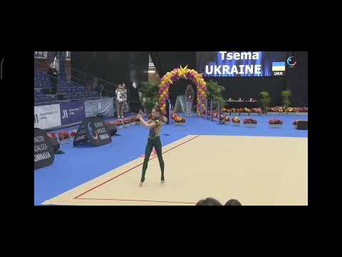 Kateryna TSEMA UKRAINE - JUNIOR - Grand Prix Marbella 2023 - CLUBS Final