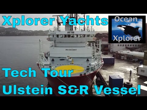 Part 2 of Ulstein 719-R Technical Tour in Bergen, Norway Conversion for Expedition/Explorer Yacht