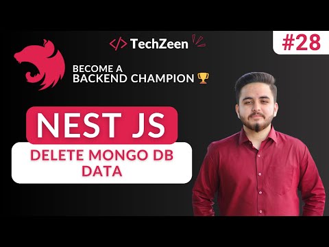 Tutorial Nest JS n. 28: Eliminare i dati MongoDB utilizzando il metodo API DELETE | 2025 (Hindi/U...