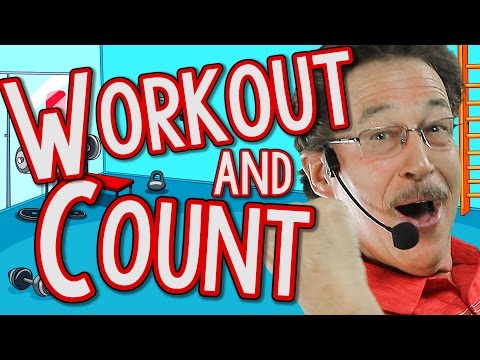 Workout & Count | Skip Count by 2's, 5's and 10's | Count Backwards | Jack Hartmann