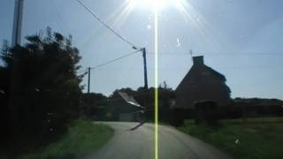 preview picture of video 'Driving Through Gaoulac'h Near Crozon, Finistère, Bretagne, France. 14th October 2009'