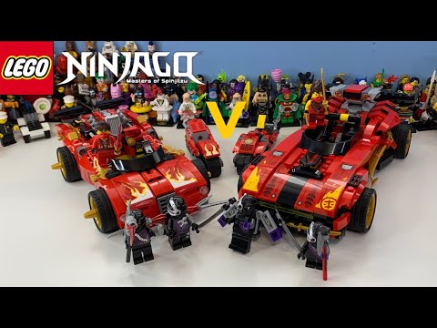 LEGO Ninjago X-1 Ninja Charger 70727 & 71737 Set Comparison (Which is better?)