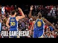 TRAIL BLAZERS Vs WARRIORS Golden State Eyes A Trip To Their 5th Consecutive NBA Finals Game 4
