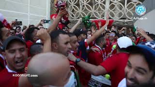 كواليس خاصة لفرحة الجماهير المغربية بالتأهل في كأس العرب