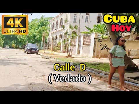 Calle D en el VEDADO como nunca la has visto | CUBA HOY en 4K UHD