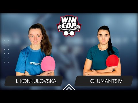 13:30 Iryna Konkulovska - Olha Umantsiv West 3 WIN CUP 26.04.2024 | TABLE TENNIS WINCUP