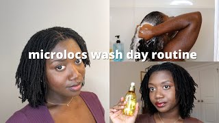 MICROLOCS WASH DAY ROUTINE for HEALTHY HAIR | ACV Rinse + Conditioner