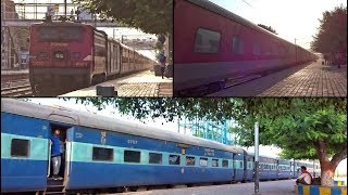 preview picture of video 'MAHABODHI Exp & GIMB-KYQ Exp Humiliates TOOFAN Exp At Phaphund | Indian Railways'