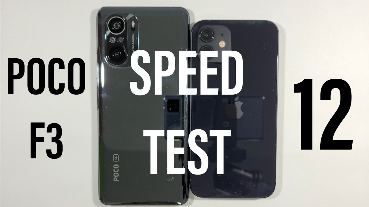 Xiaomi Poco F3 vs Iphone 12 Speed Test