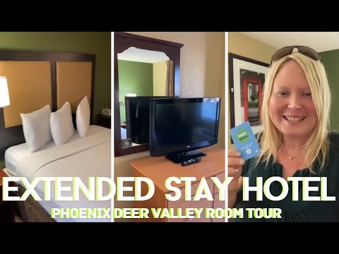 Extended Stay America Suites Phoenix Deer Valley - hotel room tour