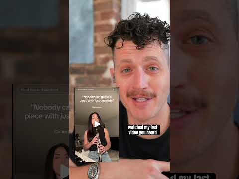 How many clarinet players does it take to play rhapsody in blue? #clarinet #music