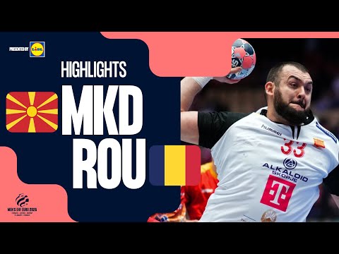North Macedonia vs Romania | Highlights | Men's EHF EURO 2026