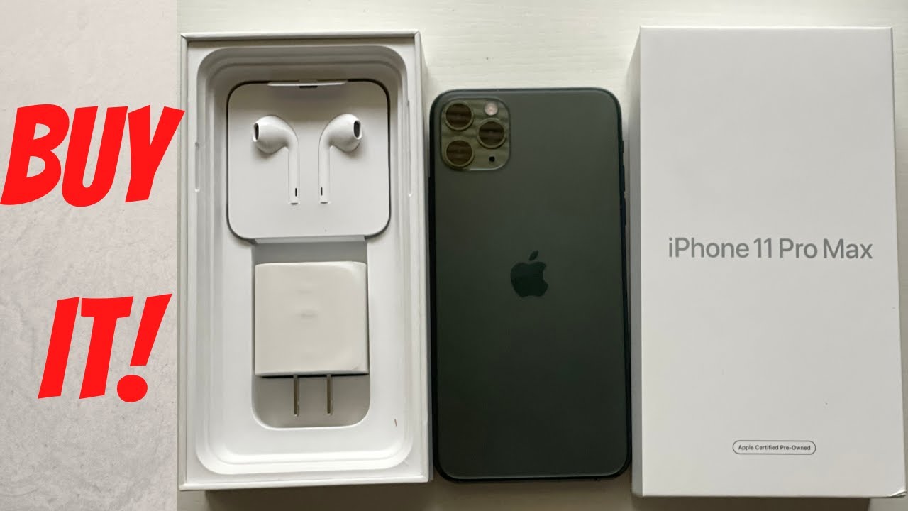 Unboxing a refurbished IPhone 11 pro Max from Apple. Is it worth it?