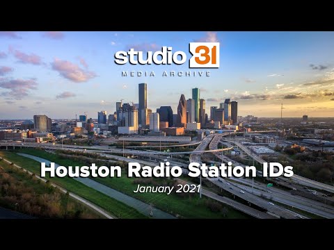Houston AM-FM Radio Station IDs (January 2021)