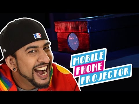 How To Make A DIY Mobile Phone Projector | Father's Day Special