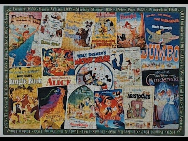 Vídeo relacionado con Ravensburger - Puzzle 1000 Piezas Disney Póster de Película Vintage, Adultos 70x50 cm