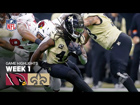 Arizona Cardinals vs. New Orleans Saints Game Highlights | NFL 2025 Season Week 1