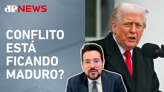Clima de tensão: Trump diz que espaço aéreo da Venezuela está fechado; D’Urso analisa
