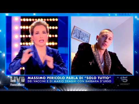 MASSIMO PERICOLO parla di SOLO TUTTO e dei vaccini da Barbara d'Urso