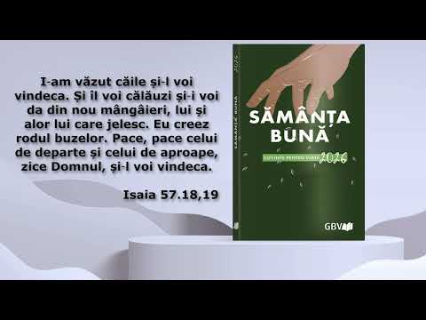 Mângâiere de la Dumnezeu - duminică, 25 octombrie
