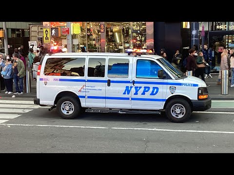 Multiple emergency vehicles responding from NY