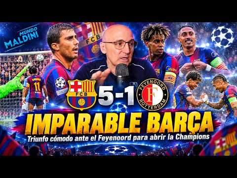 EL BARÇA ASUSTA: GOLEADA AL FEYENOORD Y AVISO A EUROPA ¿GRAN CANDIDATO A LA CHAMPIONS?