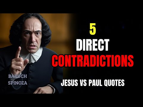 5 Times PAUL Contradicted JESUS Word-for-Word — SPINOZA Lists Every Quote