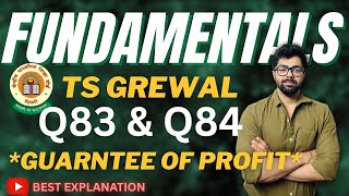 FUNDAMENTALS | Q83, Q84 | CLASS 12 | TS GREWAL Solutions | CBSE 2025