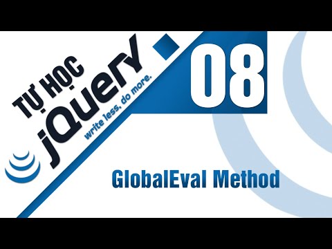 Lập trình jQuery Bài 8 globalEval method