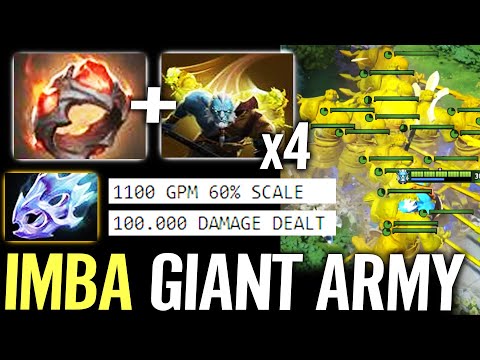 🔥 Giant Army!!? WTF 1100 GPM Phantom Lancer Giant Ring IMBA 100.000 DMG Comeback Dota 2 Pro