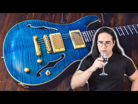 AIO Wolf KLP 45FM Electric Guitar - Blue Burst image 14