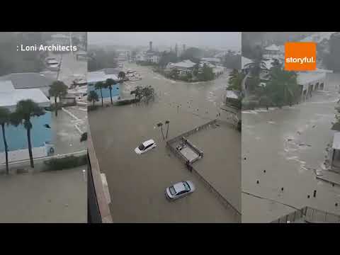 Hurricane Ian slams into Florida as Cat 4 storm; video shows continued pounding