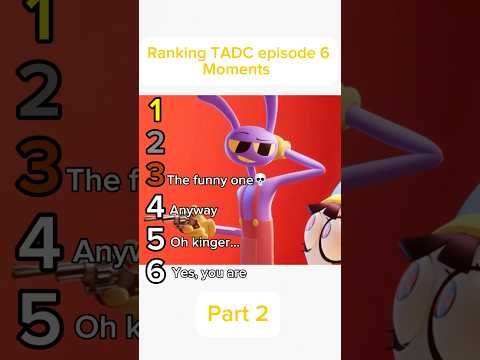 Ranking the amazing digital circus episode 6 moments part 2 #Meme #TheAmazingDigitalCircus#TADC￼￼￼￼￼