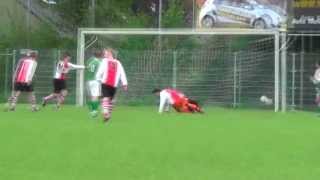 preview picture of video 'RKAVV's Goalie Gio scores in Heino'