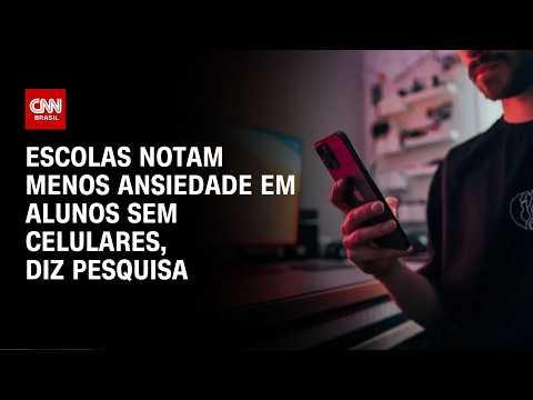 Após proibição de celulares em classe, escolas notam menos ansiedade em alunos; entenda | PRIME TIME