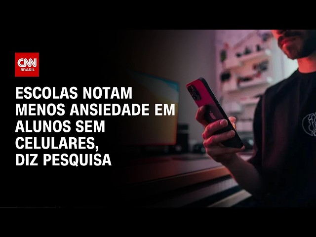 Após proibição de celulares em classe, escolas notam menos ansiedade em alunos; entenda | PRIME TIME