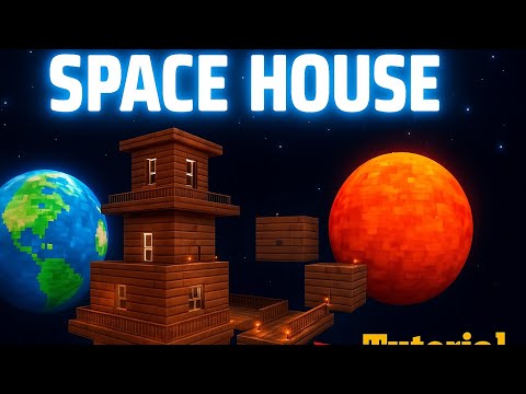Minecraft Space House Tutorial | Build a Futuristic Base in the Sky! 🌏🏡