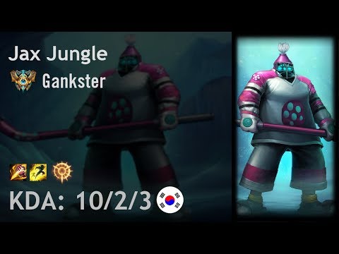 Jax Jungle vs Xin Zhao - Gankster - KR Challenger Patch 8.5