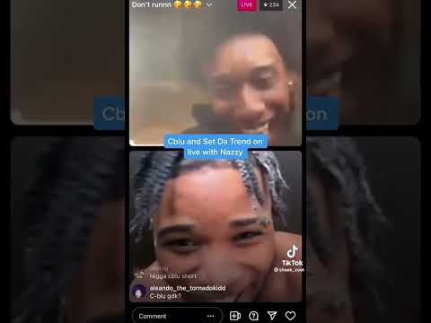 Cblu and Set Da Trend On Live with Nazzy🕊 #nydrill