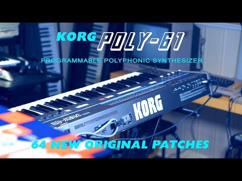Korg Poly-61 | A Raw and Beautiful Synth | 64 NEW PATCHES BY ESPEN KRAFT