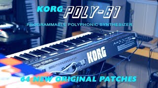 Video thumbnail for Korg Poly-61 | A Raw and Beautiful Synth | 64 NEW PATCHES BY ESPEN KRAFT by Espen Kraft