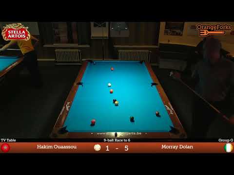 3rd Stella Artois Open 2018 | Hakim Ouaassou (MOR) v Morray Dolan (IRL) | Group Stage