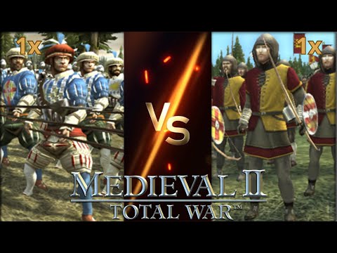 Stakes or Pikes Against Heavy Cavalry in Medieval 2: Total War?