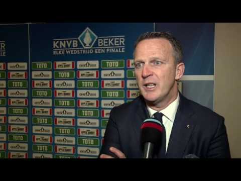 Reactie Vd Brom na bekerduel AZ - sc Heerenveen