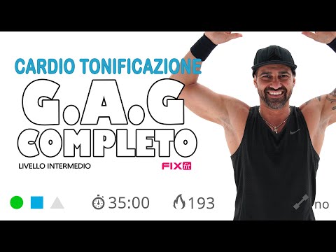 Cardio GAG! Esercizi Per Gambe, Addominali e Glutei (Allenamento Completo)