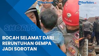 Seorang Bocah Selamat dari Gempa Cianjur setelah 3 Hari di Reruntuhan Jadi Perhatian Media Luar