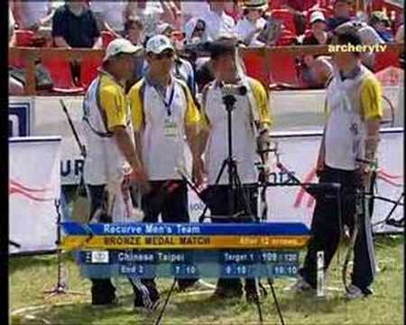 Chinese Taipei v Poland – recurve men's team bronze | Leipzig 2007 World Archery Championships