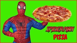 Can Spiderman Make Pizza? Superhero Cooks a Weird Pizza